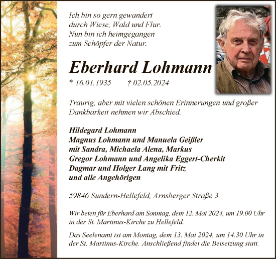 Zur Gedenkseite von Eberhard