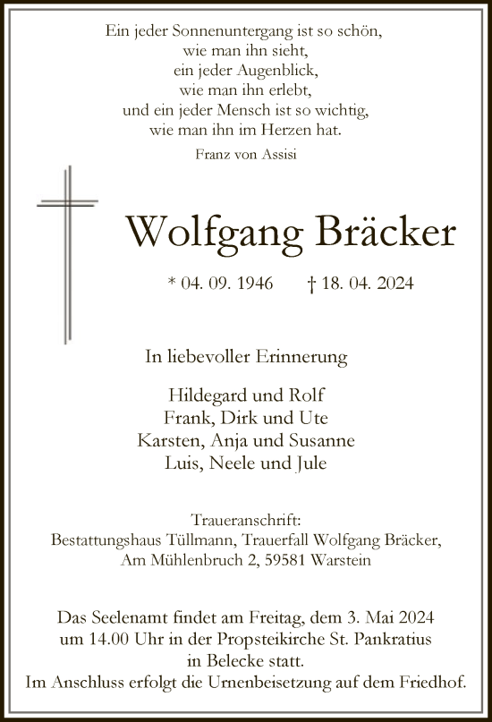 Zur Gedenkseite von Wolfgang